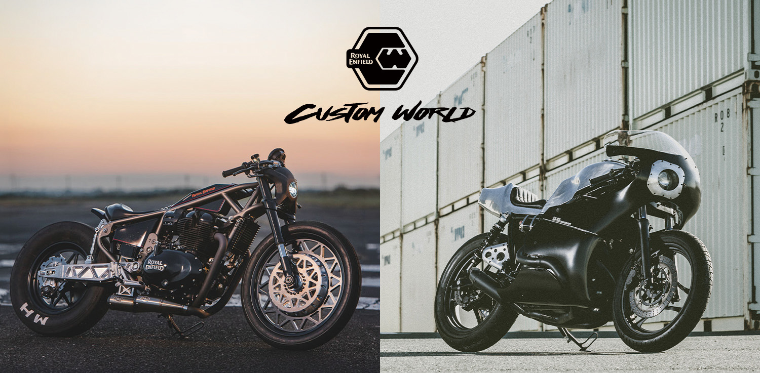 Motorimoda銀座にてロイヤルエンフィールド公式カスタムバイク2台を特別展示
