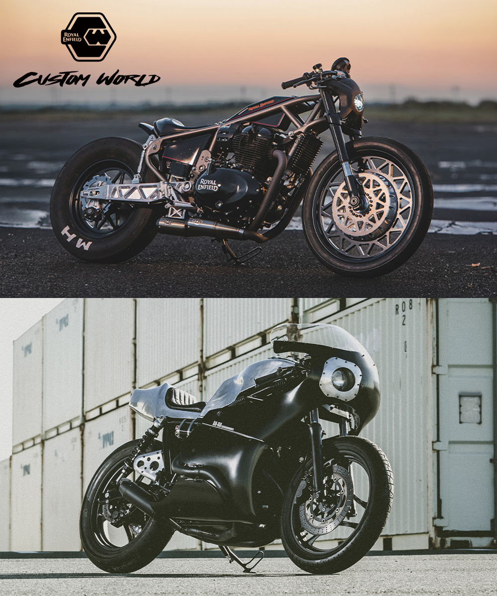 Motorimoda銀座にてロイヤルエンフィールド公式カスタムバイク2台を特別展示
